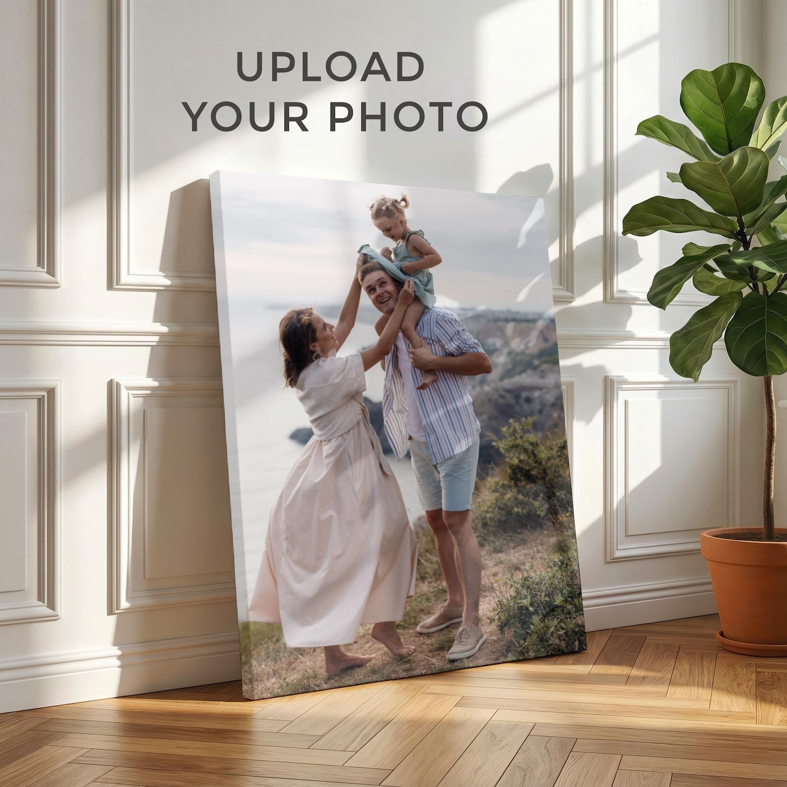 Home And Textiles Today - Personalized Photo Canvas, Custom Family Wall