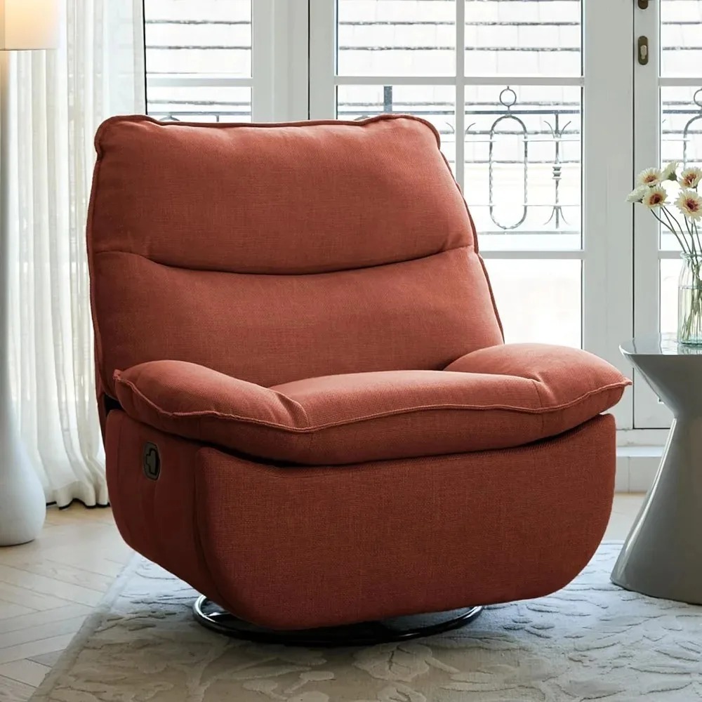 Home Textiles Of Scandinavia - Swivel Rocker Recliner Chair, 360° Swivel