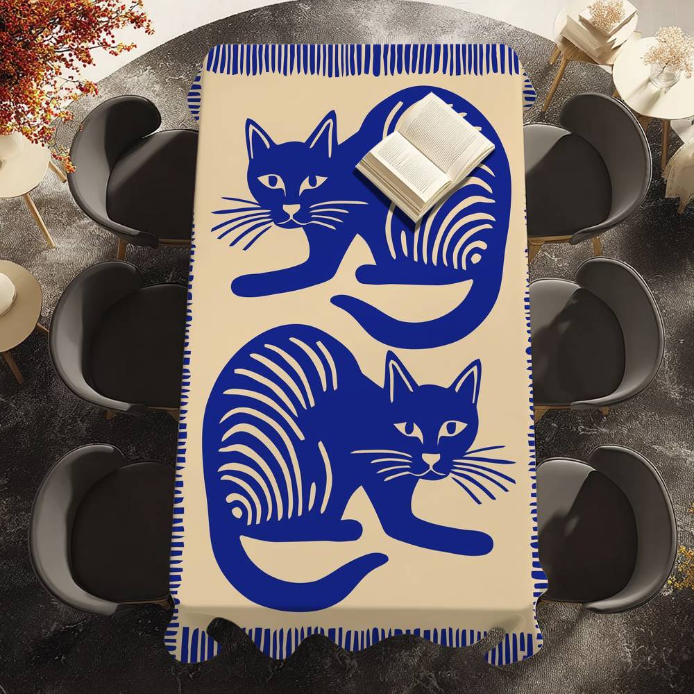 Home Textiles Egypt - Ancient Egypt Tiger Leopard Table Cloth