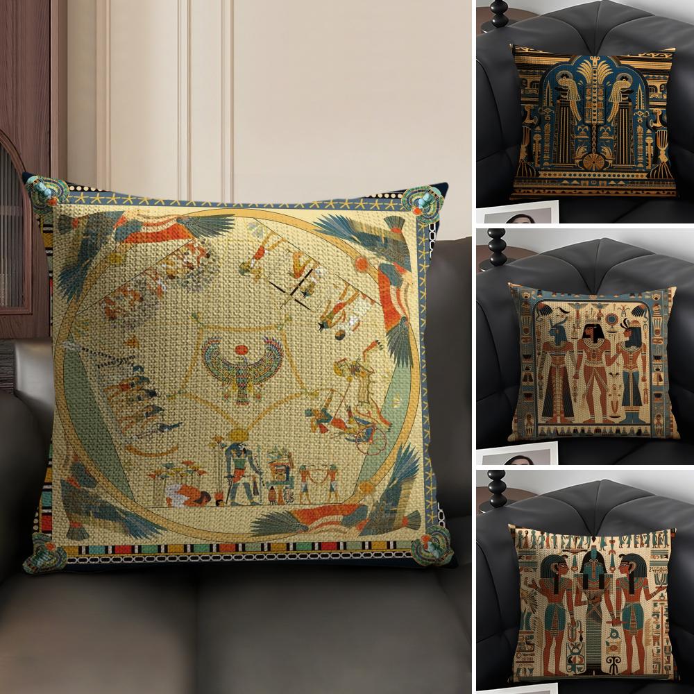 Egypt Pharaoh Pattern Pillow C - огляд і ціна Home Textiles Egypt