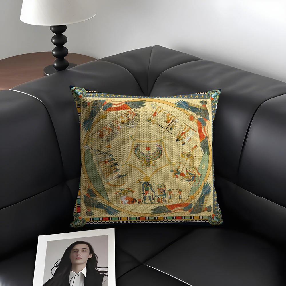 Egypt Pharaoh Pattern Pillow C - огляд і ціна Home Textiles Egypt
