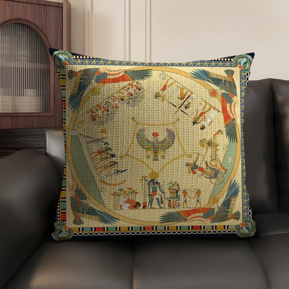 Egypt Pharaoh Pattern Pillow C - огляд і ціна Home Textiles Egypt
