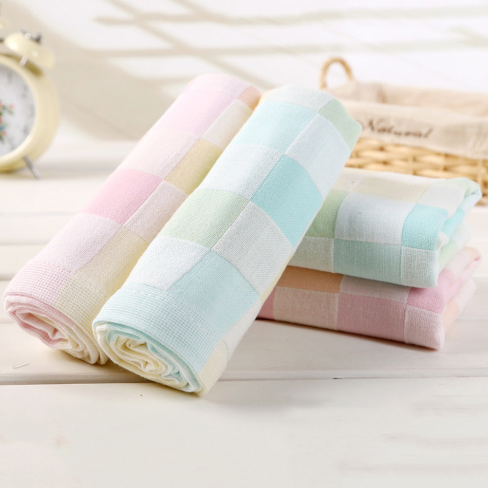 3Pcs Cotton Gauze Face Towels  - огляд і ціна Home Textiles Towel Set