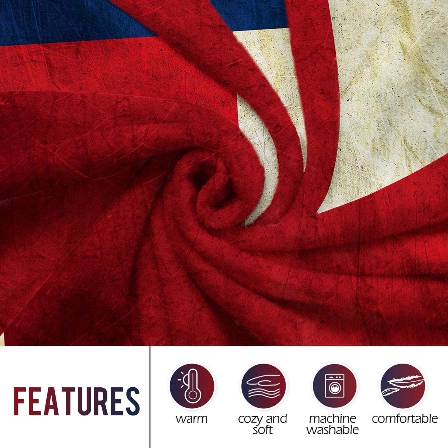 Levens Texas Flag Throw Blanke - огляд і ціна Home Textiles Usa