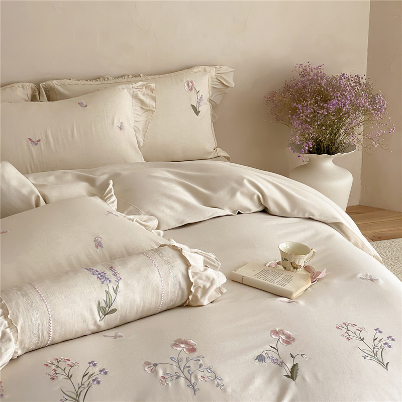 Luxury Flowers Towel Embroider - огляд і ціна Home Textiles Towel Set