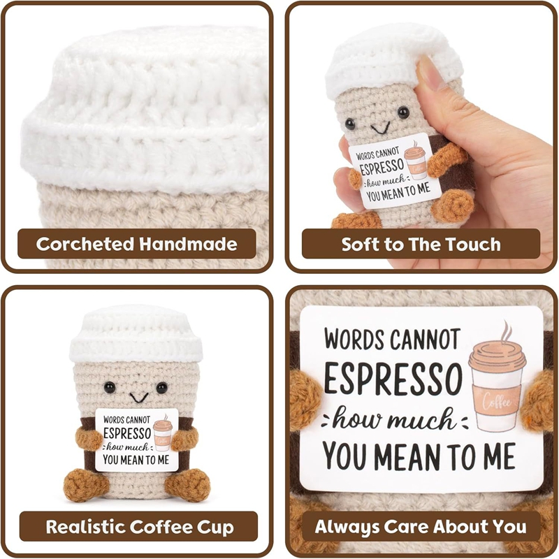 Handmade Crochet Coffee Doll w - огляд і ціна Home And Textiles Today