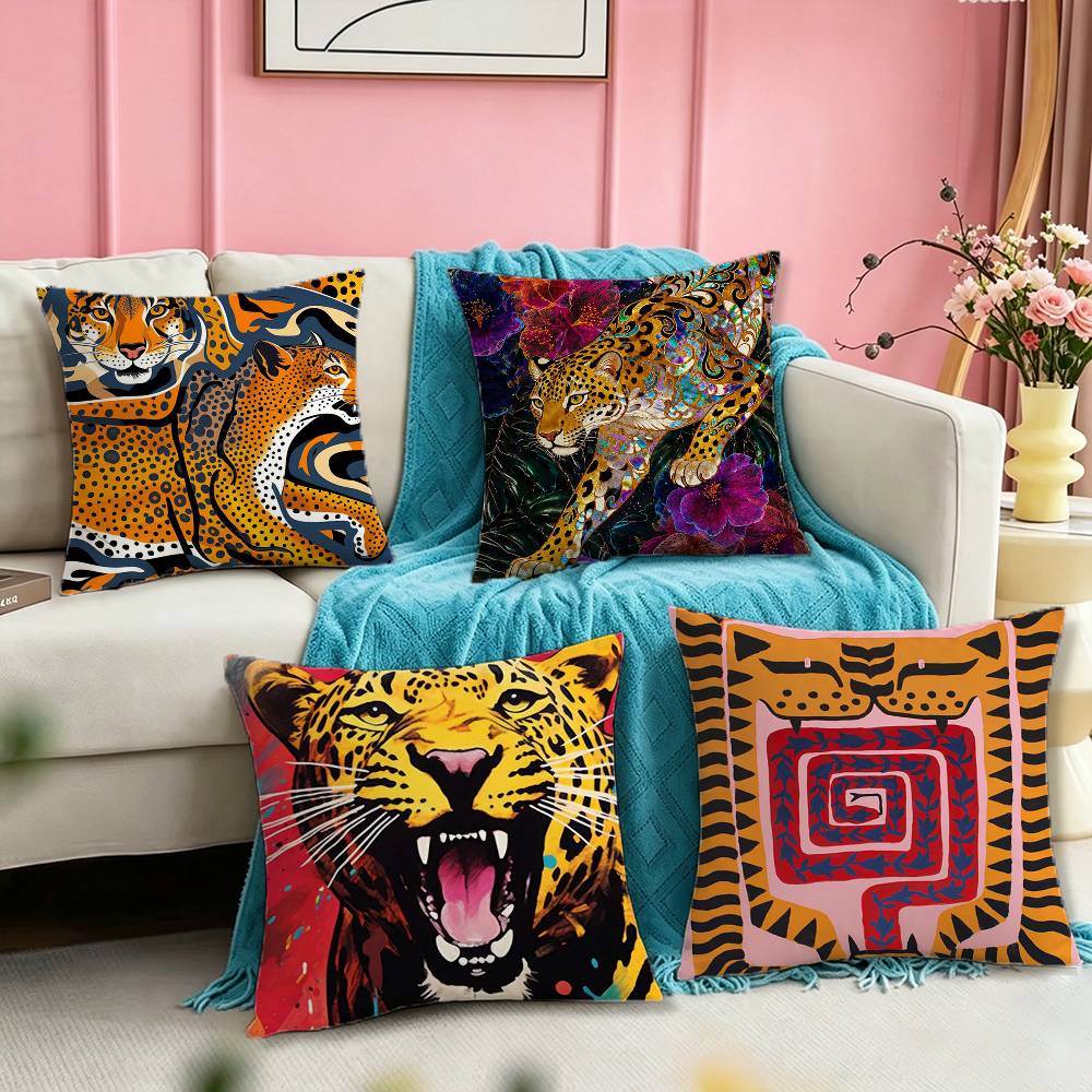 Egypt Colorful Abstract Tiger  - огляд і ціна Home Textiles Egypt