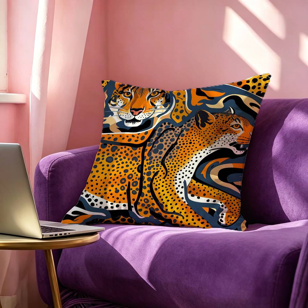 Egypt Colorful Abstract Tiger  - огляд і ціна Home Textiles Egypt