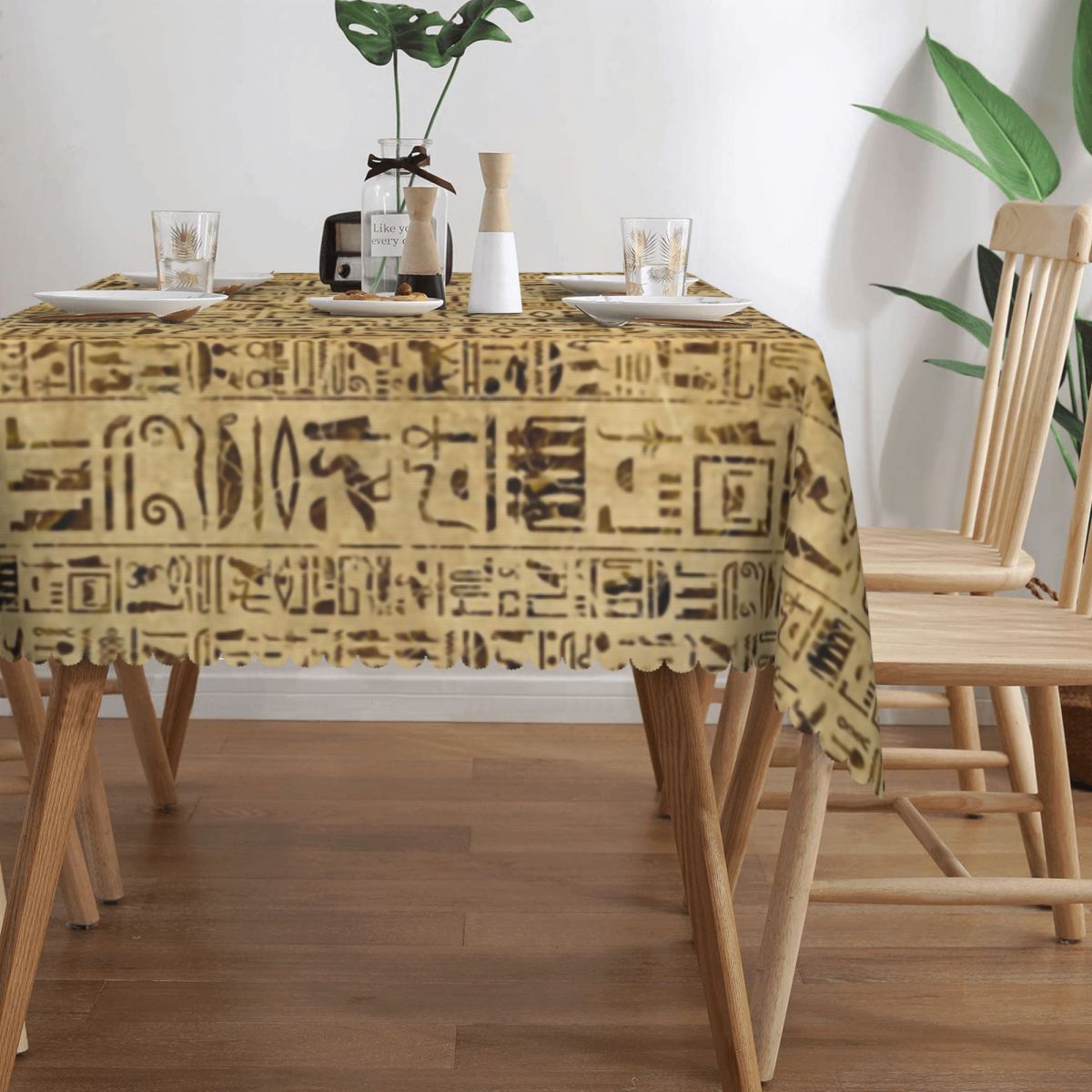 Egyptian Hieroglyphs On Papyru - огляд і ціна Home Textiles Egypt