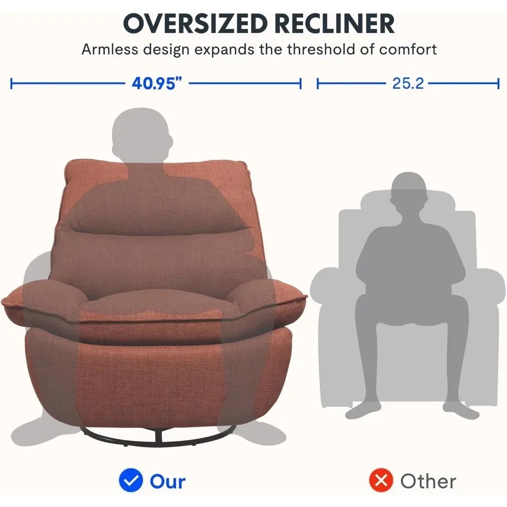 Swivel Rocker Recliner Chair,  - огляд і ціна Home Textiles Of Scandinavia