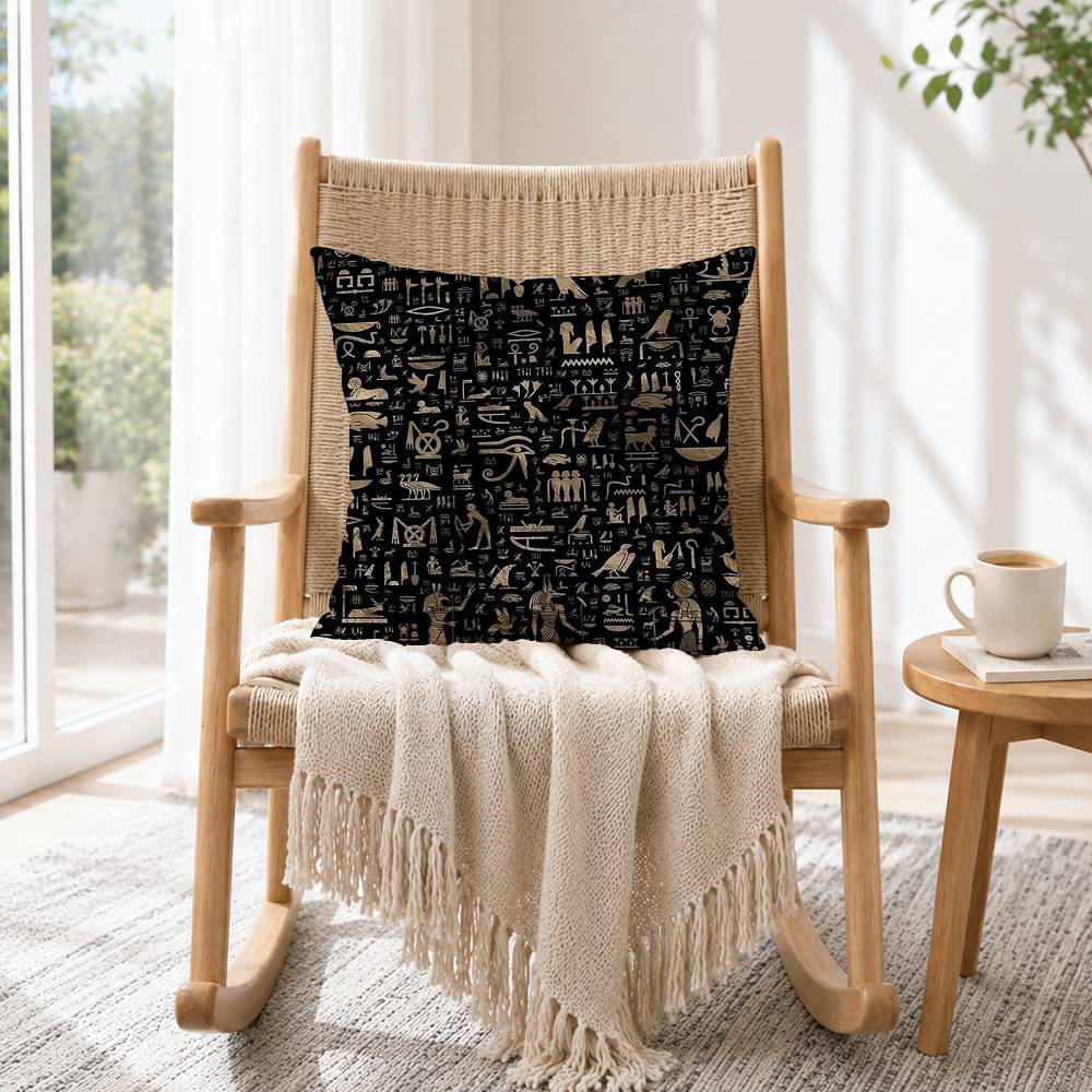 Ancient Egypt hieroglyph Squar - огляд і ціна Home Textiles Egypt