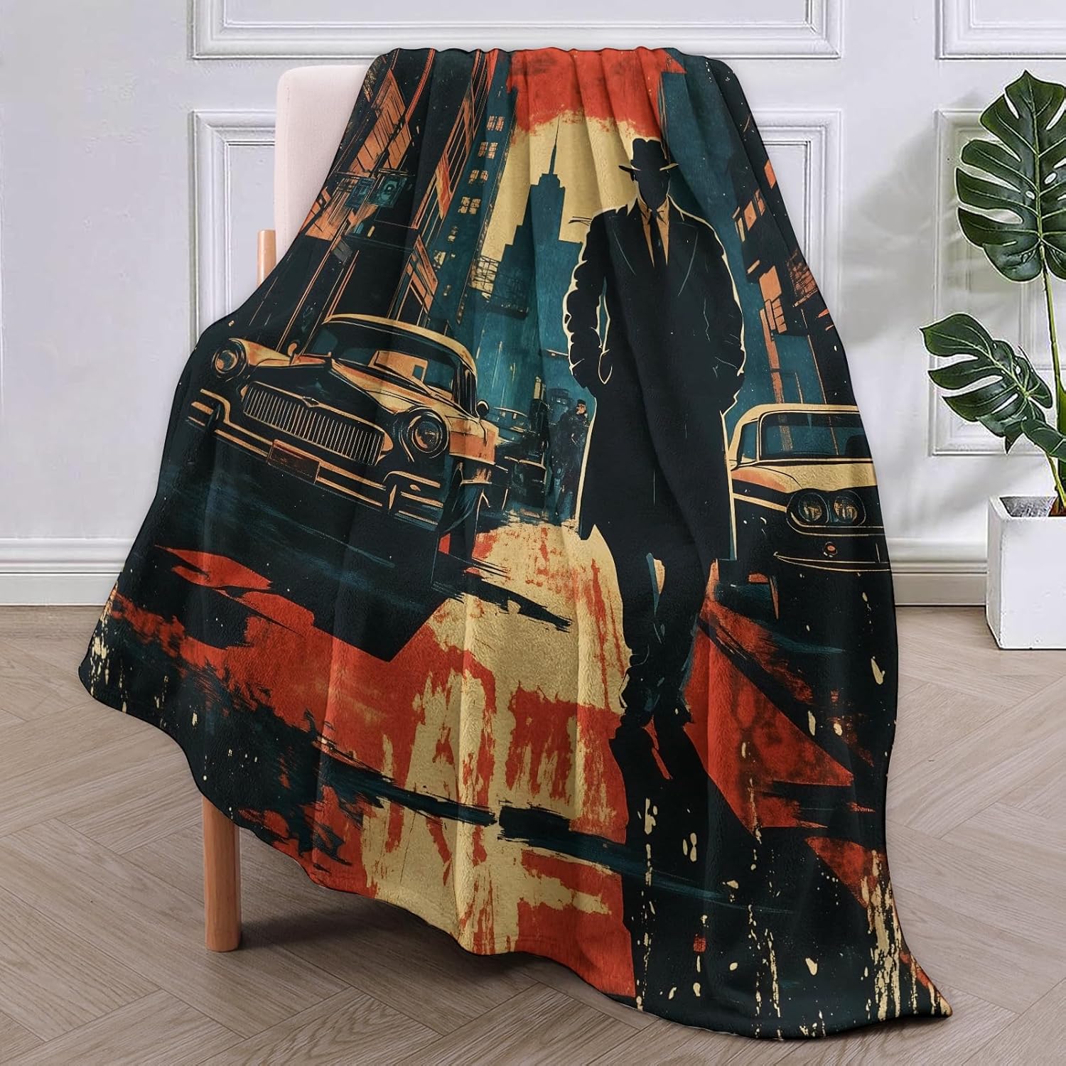 Noir Detective Blanket Gifts f - огляд і ціна Home Textiles Usa