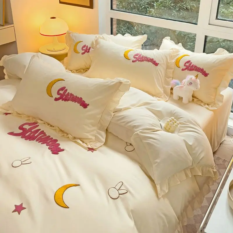 Lace Quilt Cover,bed Sheet,was - огляд і ціна Home Textiles Towel Set