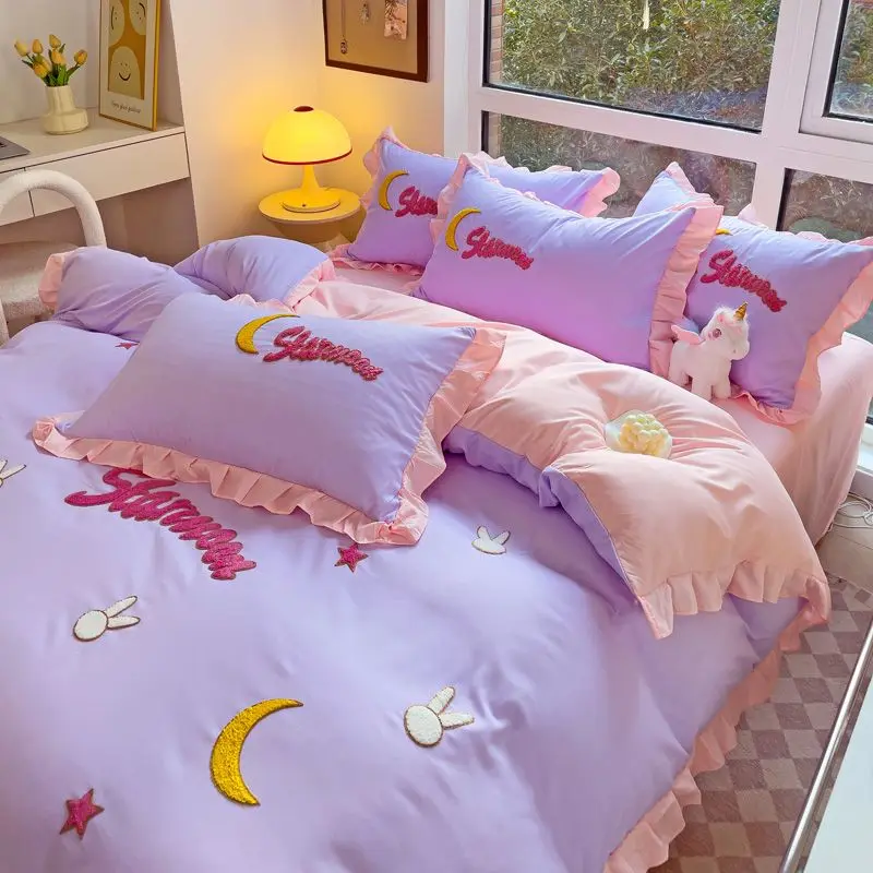 Lace Quilt Cover,bed Sheet,was - огляд і ціна Home Textiles Towel Set