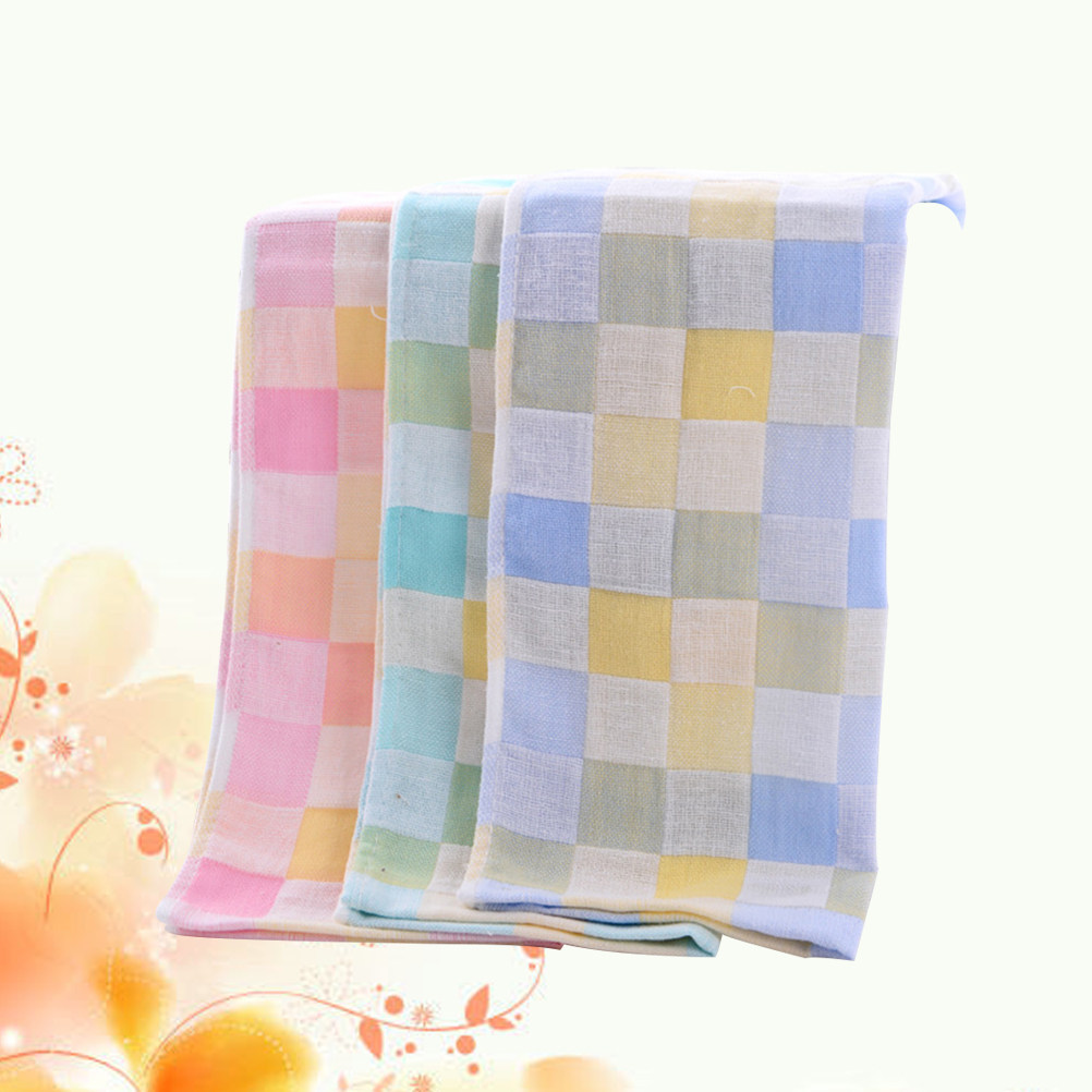 3Pcs Gauze Towels Double Layer - огляд і ціна Home Textiles Towel Set
