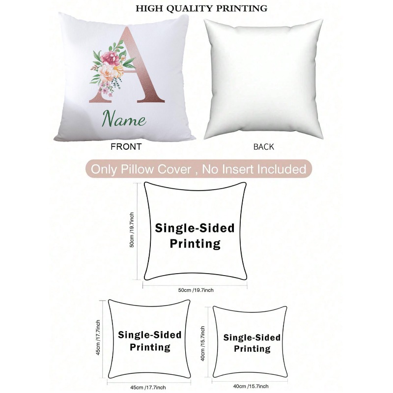 Customizable with Name Letters - огляд і ціна Home And Textiles Today