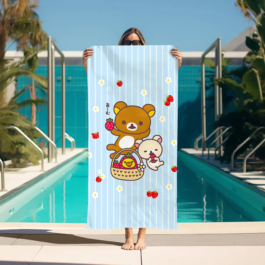 Large Bath Towel Rilakkuma Bea - огляд і ціна Home Textiles Towel Set