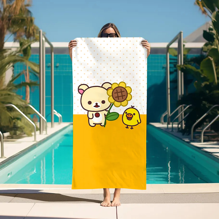 Large Bath Towel Rilakkuma Bea - огляд і ціна Home Textiles Towel Set